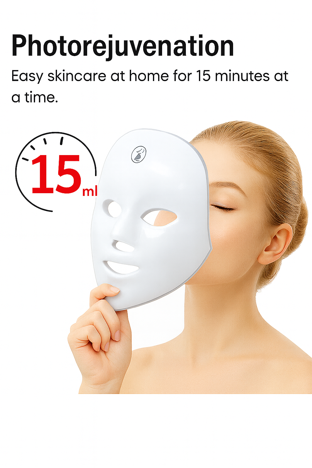 Red Light Therapy Facial Mask – 7 Colours for Anti-Aging & Skin Therapy