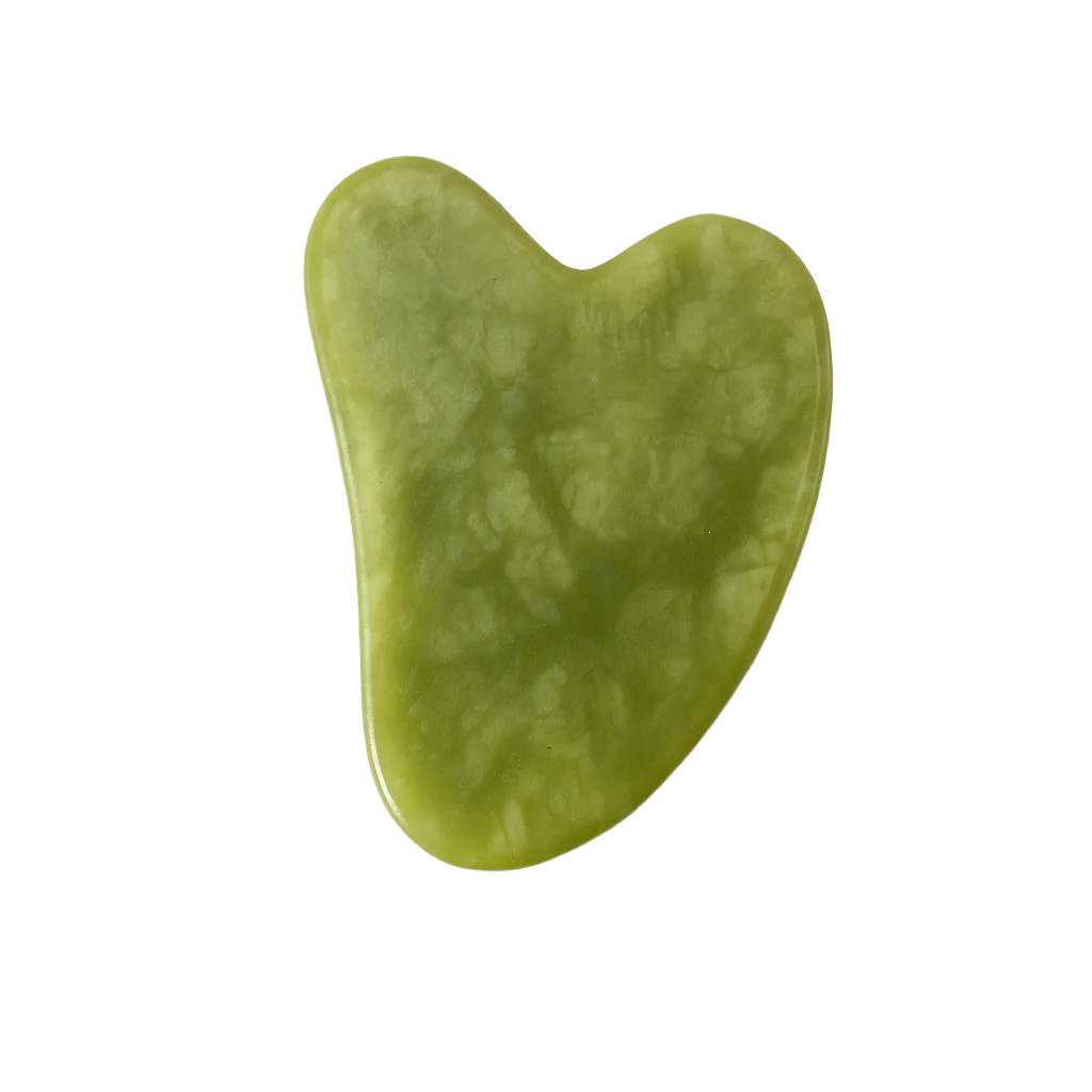 Natural Jade Roller & Gua Sha – Face Sculpting & Lymphatic Drainage Tool
