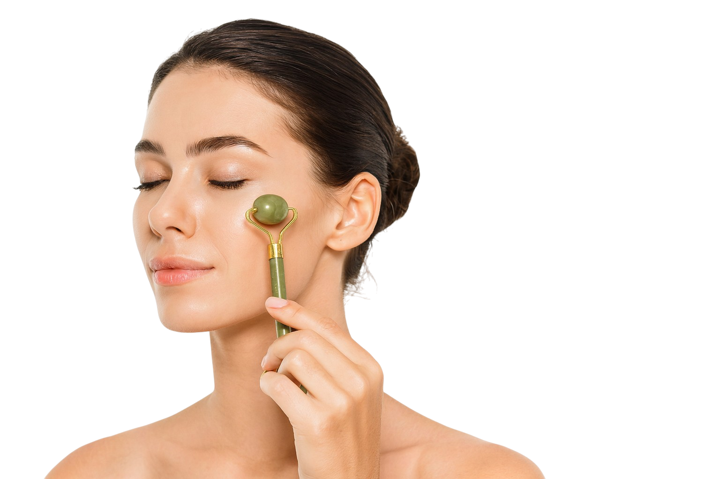 Natural Jade Roller & Gua Sha Stone