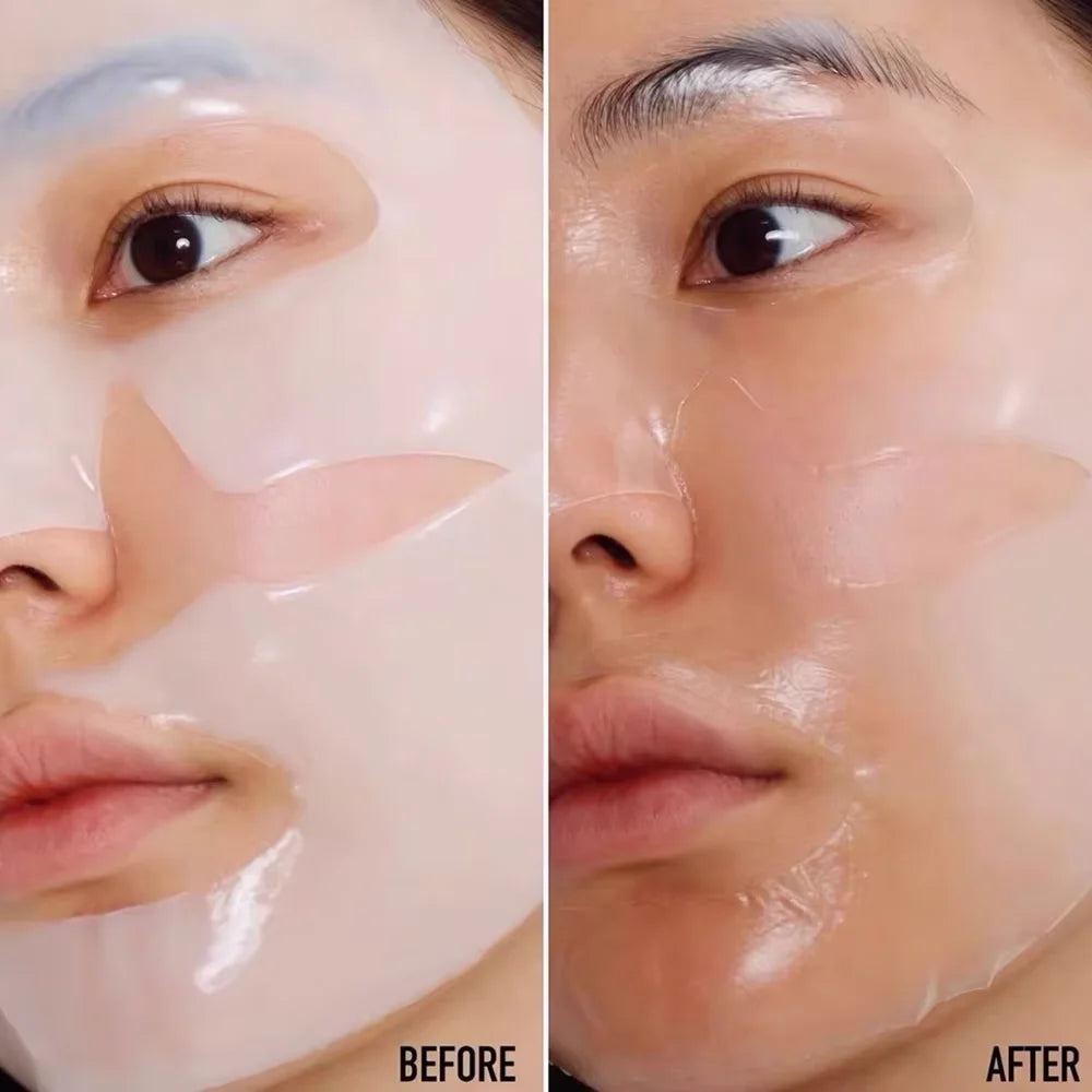 10-Pack Collagen Facial Masks – Hydrating & Wrinkle-Reducing Korean Skincare