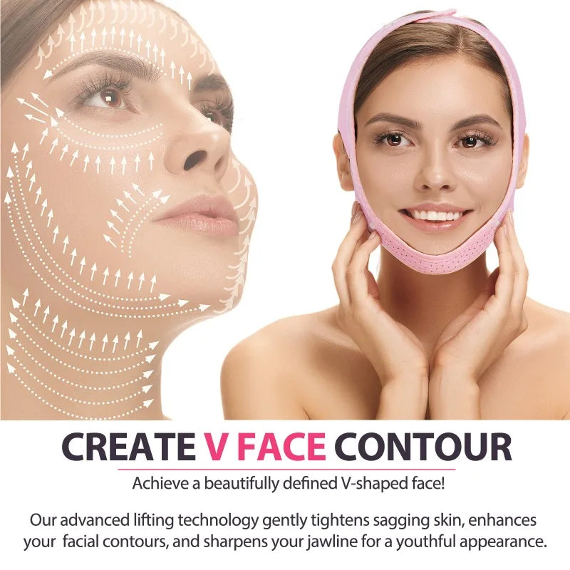 V-Shaped Face Lift Mask – Slimming & Tightening Facial Contour Shaper