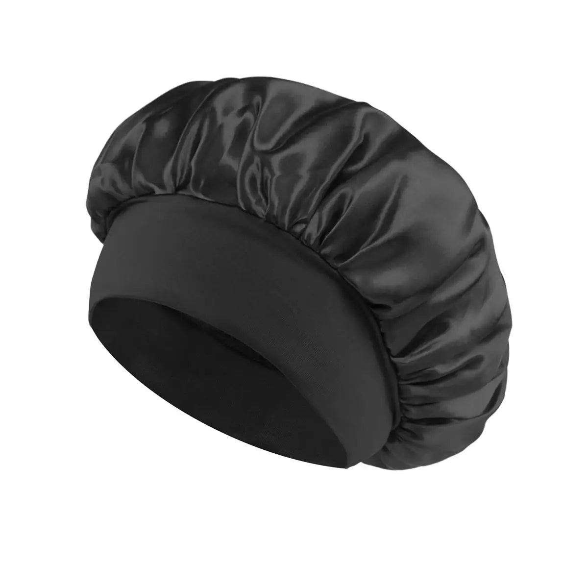 Satin Sleep Bonnet with Soft Elastic Band