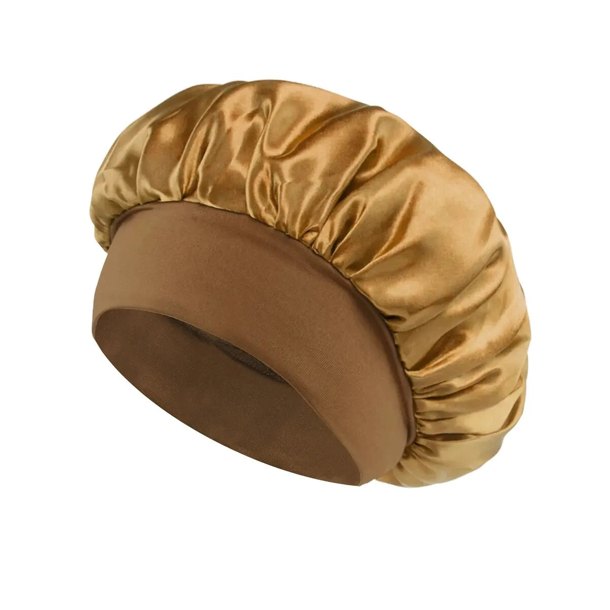 Satin Sleep Bonnet with Soft Elastic Band