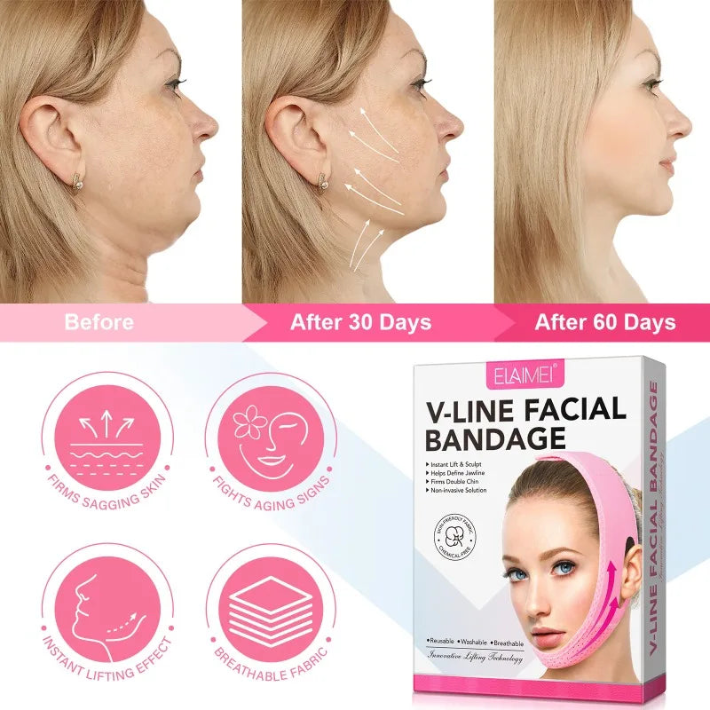V-Shaped Face Lift Mask – Slimming & Tightening Facial Contour Shaper