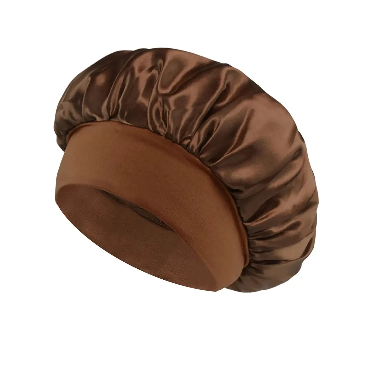 Satin Sleep Bonnet with Soft Elastic Band