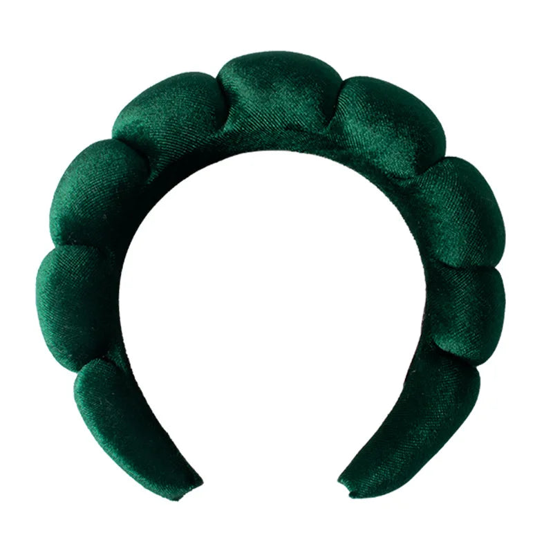 Velvet Spa Headband – Padded Hairband for Face Washing & Makeup Removal