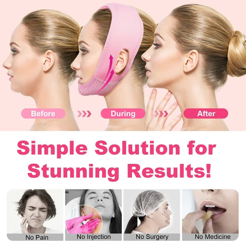 V-Shaped Face Lift Mask – Slimming & Tightening Facial Contour Shaper