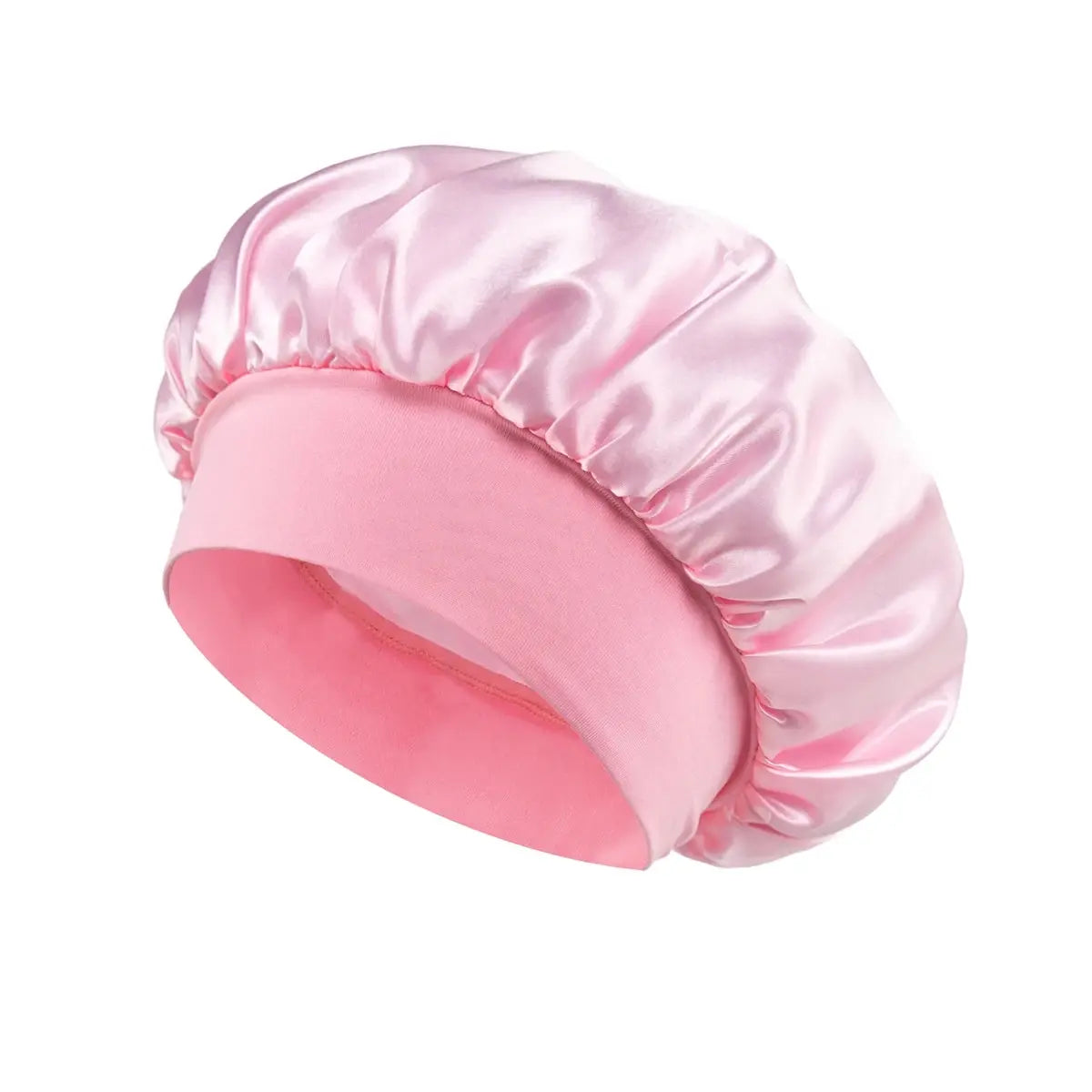 Satin Sleep Bonnet with Soft Elastic Band