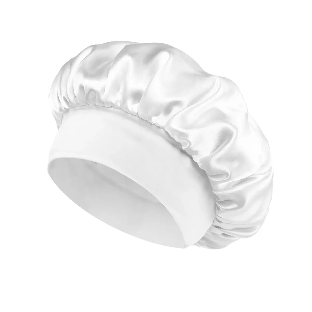 Satin Sleep Bonnet with Soft Elastic Band