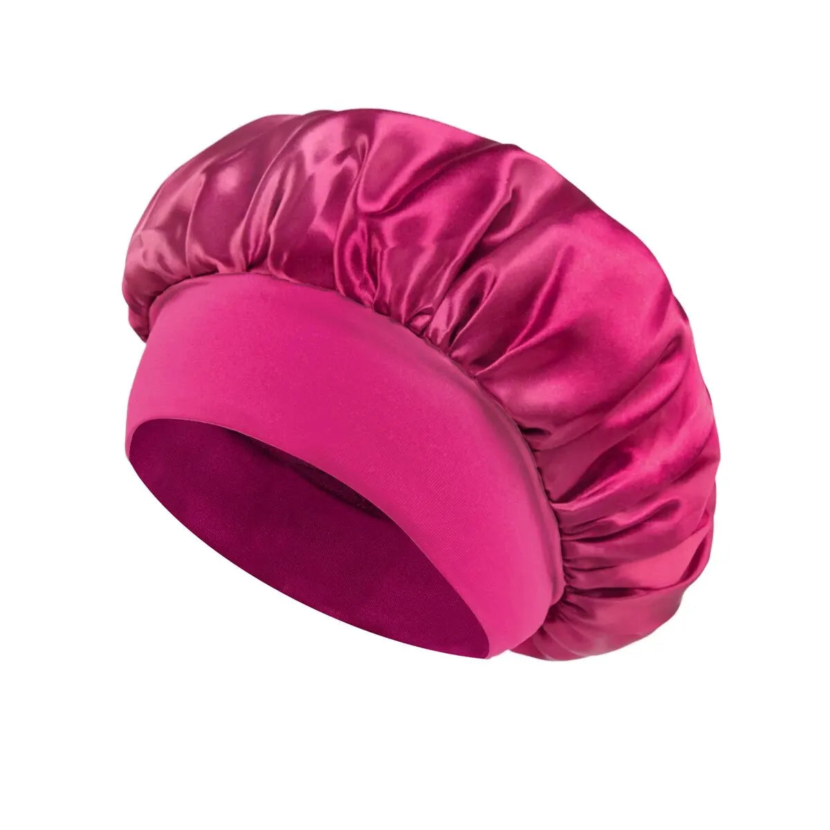 Satin Sleep Bonnet with Soft Elastic Band