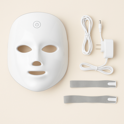 Red Light Therapy Facial Mask – 7 Colours for Anti-Aging & Skin Therapy