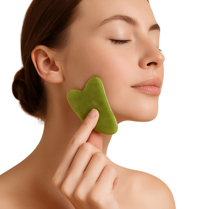 Natural Jade Roller & Gua Sha Stone