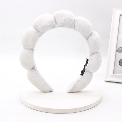 Velvet Spa Headband – Padded Hairband for Face Washing & Makeup Removal